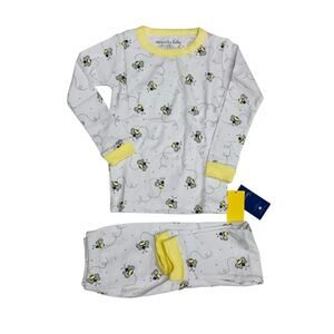 NWT Magnolia Baby Size 2T Baby Bee Yellow PJs